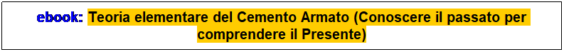 Casella di testo: ebook: Teoria elementare del Cemento Armato (Conoscere il passato per comprendere il Presente)
