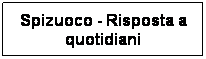 Casella di testo: Spizuoco - Risposta a quotidiani
