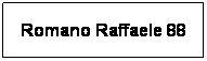 Casella di testo: Romano Raffaele 88
